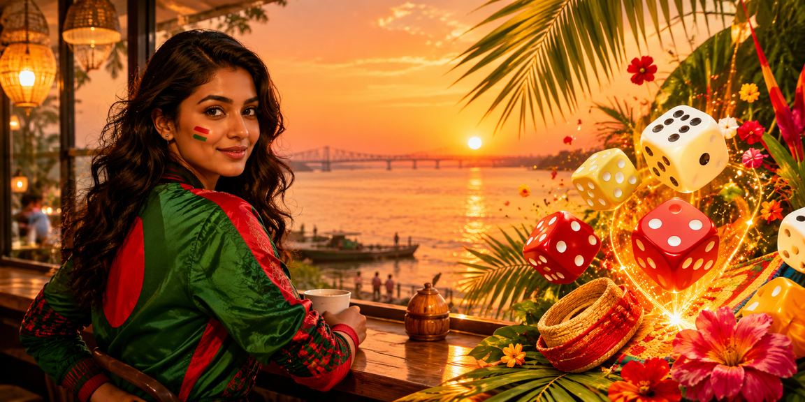 রাজশাহীতে পহেলা বৈশাখে ক্রিকেট বেটিং উপভোগ করছেন একদল মানুষ