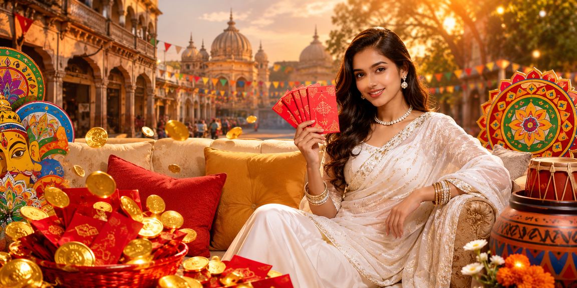 রাজশাহীতে পহেলা বৈশাখ উপলক্ষে লাল খামে বোনাস পাচ্ছেন একজন তরুণ