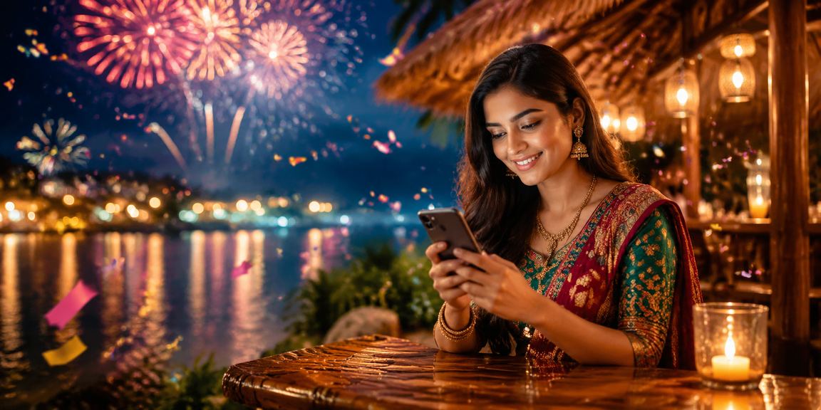 সেন্ট মার্টিনে বাংলাদেশি মডেল মোবাইলে ভিআইপি ডিপোজিট করছেন